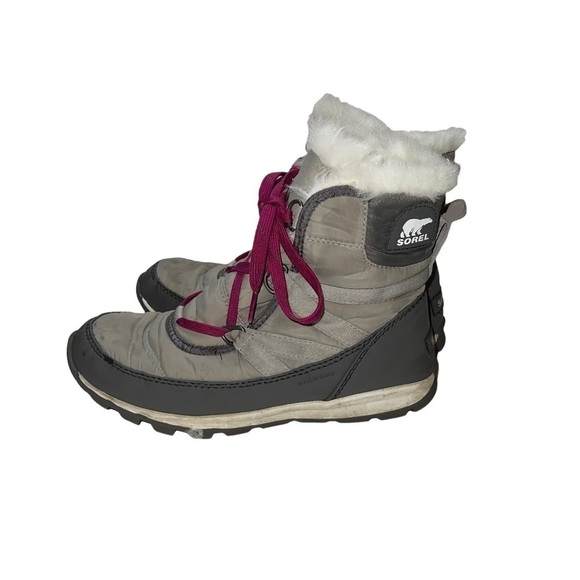 Sorel Whitney Short Lace Boots Woman Size 7.5 - Picture 5 of 7